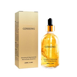 Ginseng Polypeptide Anti-wrinkle Essence, Ginseng Serum | Hyaluronic Acid Serum for Face | 3.4 Oz | Smoothes Fine Lines and Nasolabial Folds Around The Eyes, Firming and Moisturizing (1pc)