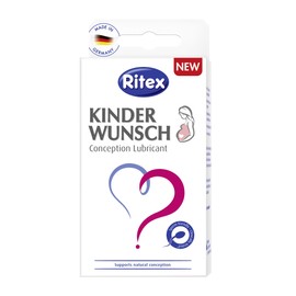 Ritex KINDERWUNSCH Fertility Lubricant Contributes to Natural Design, Clinically Tested, 1 Can of 8 Applicators x 4 ml, Made in Germany