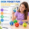 Press-to-Spin Fidget Ball for Teens & Adults – Transformable Spinning
