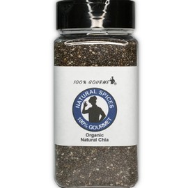 Gourmet Chia Seeds 100% Organic for Smoothies, Pudding - Raw Organics Whole Seed Foods with Omega 3, Superfood, Fiber, Keto Friendly, Non-GMO, Gluten Free, Plant-Based and Vegan Protein, Chia Seeds Organic Perfect for Smoothies, Salads and Chia Seed Pudd