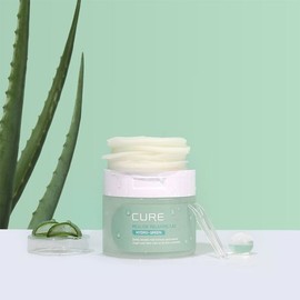 Kim Jeong Moon Aloe 김정문알로에 큐어 피토그린 릴렉싱 토너패드 60매 Kim Jung Moon Aloe Cure Phytogreen Relaxing Toner Pad 60 Sheets