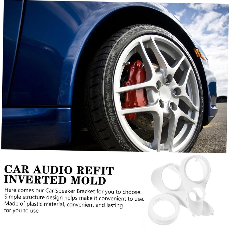 Gatuida 1pair Auto Audio Speaker Column Bracket Gasket Lightweight Washer