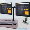 EGTMA Soporte Para Monitor De Mesa Tv Doble Para Montaje