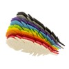 Summer-Ray 50pcs Mixed Color Felt Feather Laser Cut Embellishment Value