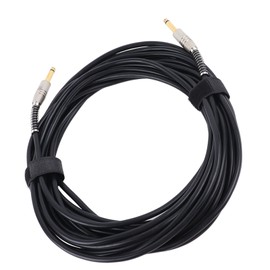 6.35mm Instrument Cable Noise Reduction Audio Device Connection Cable for Electric Guitar Bass Speaker