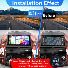 Android 14 Car Radio for Toyota Sienna 2004 2005 2006 2007 2008 2009 2010, 【4+64GB】 9 Inch IPS Touch Screen Sienna Stereo with Wireless CarPlay & Android Auto, Bluetooth/WiFi/GPS/FM/SWC+Backup Camera