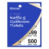 Silvine Cloakroom/ Raffle Tickets, Numbered 1-500 with Security Numbering. Ref