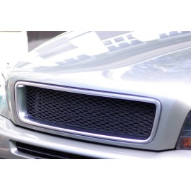 DSX SPORT Grill Grille MATTE BLACK MESH & SATIN FRAME - for VOLVO XC90 2003 - 2015