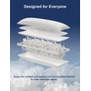 ZonLi Adjustable Memory Foam Body Pillow for Adults, Firm Support