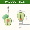 2PCS Mini Avocado-Shaped Fruit Peelers - Compact Retractable Stainless Steel