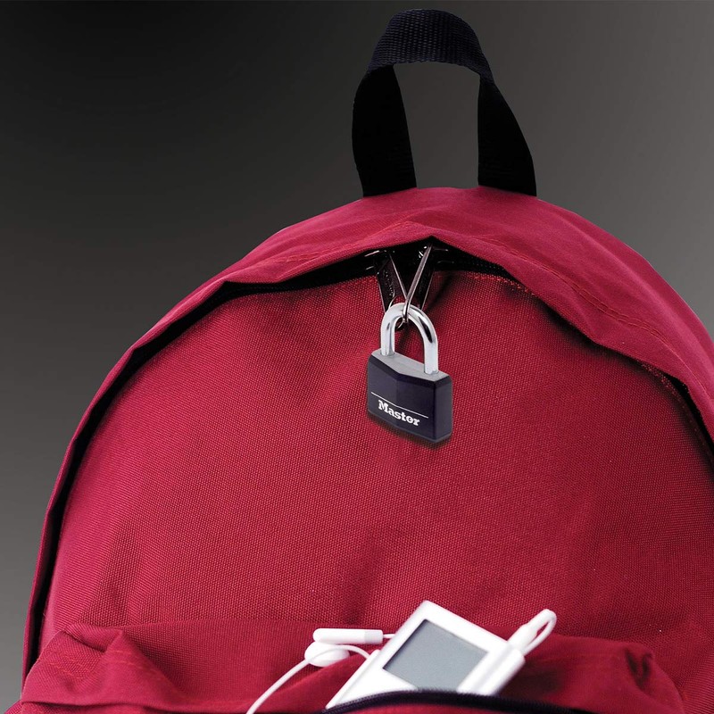 Master Lock 9140EURDBLK Padlock 40 mm with 21 mm Tempered-Steel