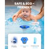 BALDR Pool Thermometer Floating Easy Read, Solar Pool Thermometer with