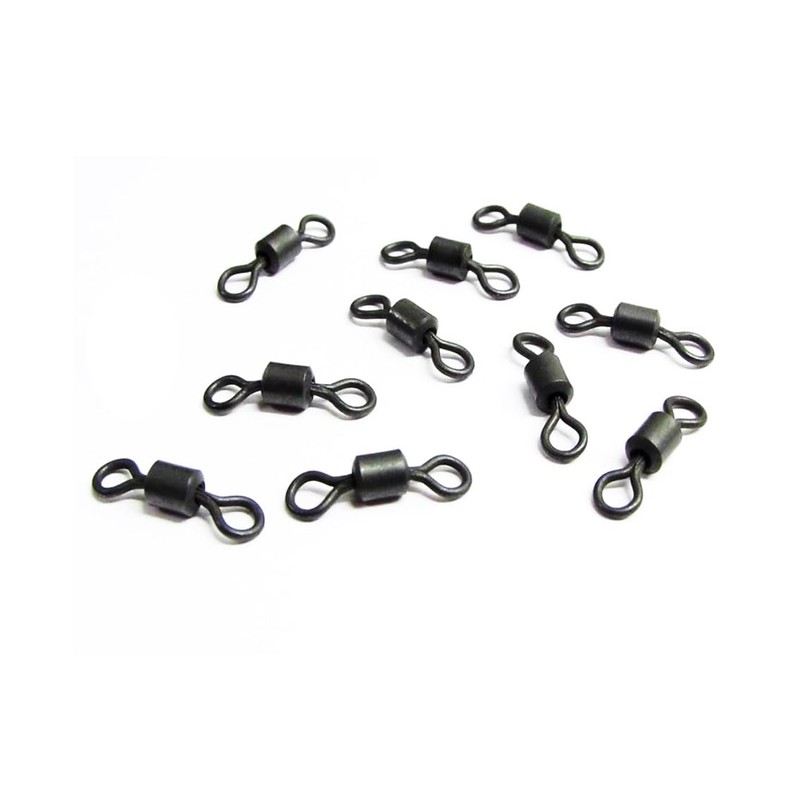 32pc Carp Safety Clips fishing Rig Tube Rolling size 8
