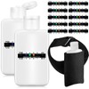 Remagr 14 Pcs Urine Show Complete Kit 2 Portable Empty