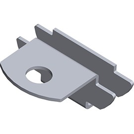 DIY Element System Insert Holder for U-Beam Shelf Brackets, Single Sided, Cushion for Wooden and Glass Floors - Pack of 12