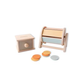 Time to Fiesta | Tambor MONTESSORI Y Caja DE Monedas Kit