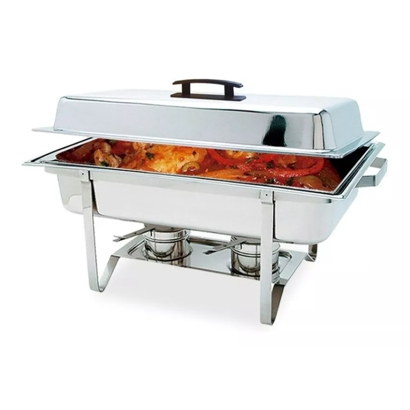 Dilitools Bufetera Chafer Inserto Entero 9 Litros Plegable Acero Inox