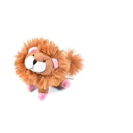 Oscar Newman Lion Safari Baby Pipsqueak Toy, 7-inch Length, Pink