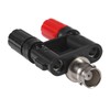 AEDIKO 2pcs BNC Female to 2x 4mm Dual Banana Female