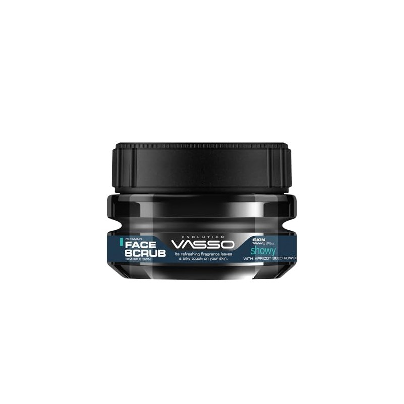 Vasso Showy Cleansing Facial Scrub Sparkly Skin with Apricot Kernel