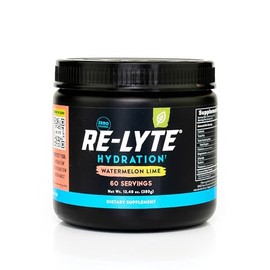 REDMOND RE-LYTE, Electrolitos Naturales con Real-Salt, Hidratación Clean sin Calorías ni Azúcares, 60 Porciones, Sabor Watermelon Lime