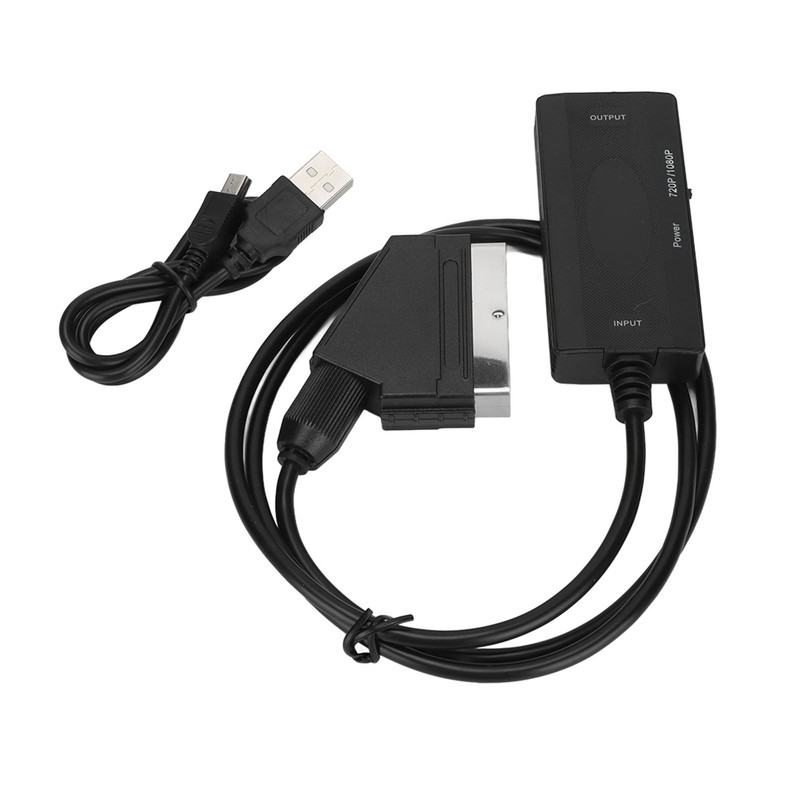 SCART to HD Multimedia Interface Converter Full HD 720P/1080P Video
