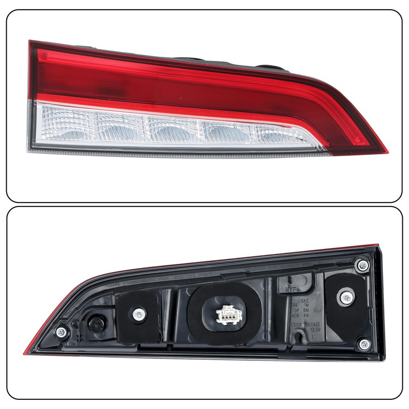 Inner Driver Side Tail Light Brake Light Replacement for Honda