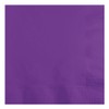 Creative Converting Amethyst Beverage Napkin, 50 Count, Purple, Pieces (318930)