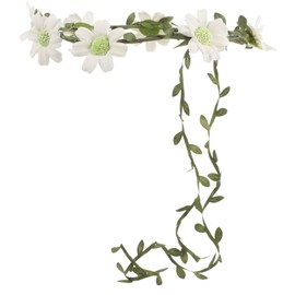 FRCOLOR Flower Headband Sunflower and for Brides and Bridesmaids Lightweight Leaf Wreath for Weddings Beach Parties and Photo Props Elegant Hair Accessory