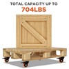 Caster Wheels, Heavy Duty 3 Inch Casters Set of 8,