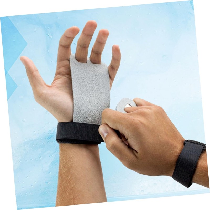 BESPORTBLE 1 Pair Cow Leather Palm Protector Gloves for Weightlifting