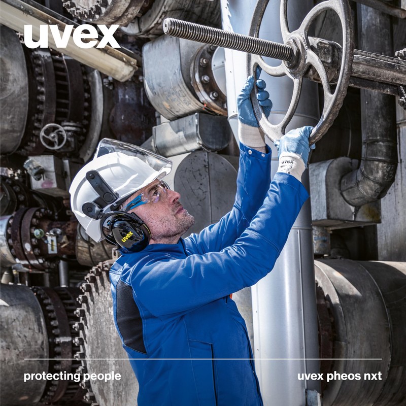 Uvex pheos nxt - premium safety glasses - anti-fog interior,