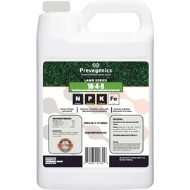 16-4-8 Liquid Lawn Fertilizer | (1 Gallon) | with Iron, L-Amino Acids, and Fulvic Acid | Balanced Lawn Food for All Grass Types