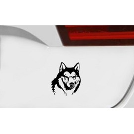 Custom Decal Car forHusky Face Paw Dog Decal for Laptop, Home Decoration, Car, Truck, Funny, Tumblr, Motorcycle Helmet, Bumper Sticker