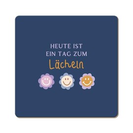 Graphic Workshop Funny Cork Coaster | Smile, Colourful