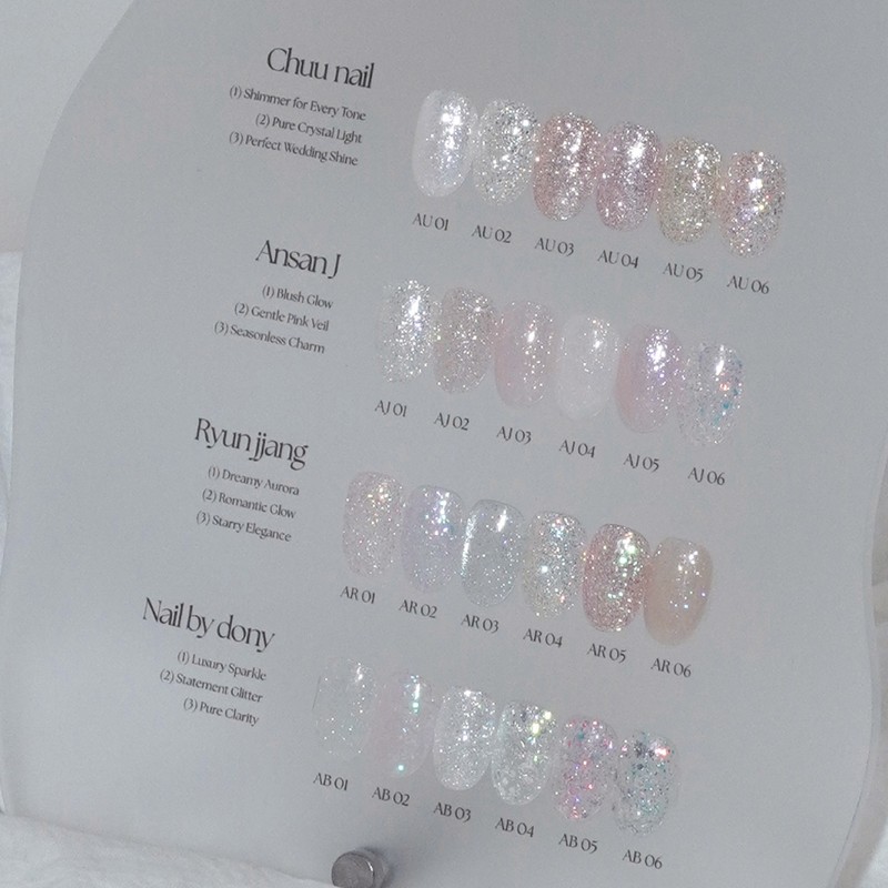Diesel Aurora Queen or Ryunjjang Glitter Gel 6-piece set /