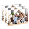 AITEE 5x7 Acrylic Picture Frames 3 Pack, 20% Thicker Block,