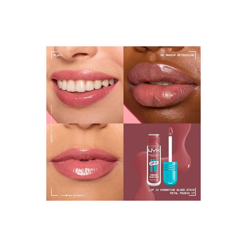 NYX Professional Makeup, Lip IV Hydrating Gloss Serum Lip Gloss
