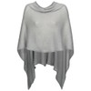 Mississhop Women's Poncho Cape Throw Cardigan Fine Soft Knitted Pullover