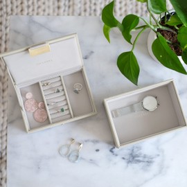 Stackers Oatmeal Mini Jewellery Box - Set of 2