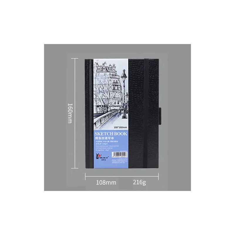 Cuaderno Dibujo Libreta Diario Sketchbook Pintura 80 Hojas