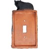 Rainbow Trading RA 4314 Black Bear Decorative Single Switch Plate
