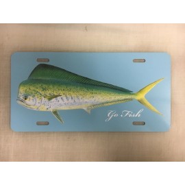 Amel Mahi-Mahi Vehicle Front License Plate Auto Car Fishing Ocean Salt water Fish Sea