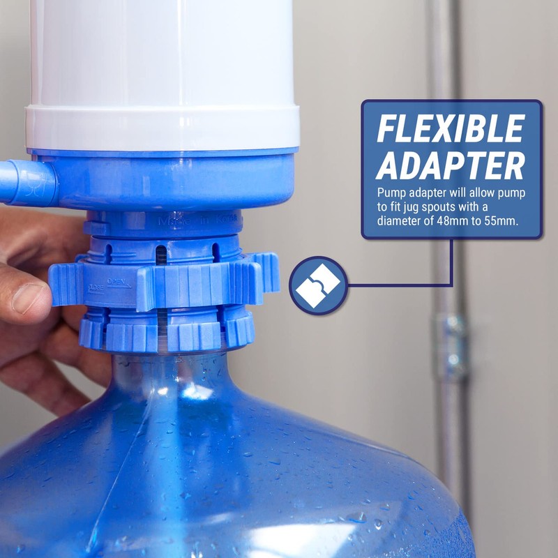Dolphin Manual Water Pump for 2 to 6 Gallon Bottles,