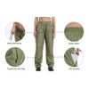 Ourcan Over Pants Rain Pants Women Waterproof Pants Lightweight Breathable