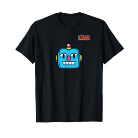 happy robot face emoticon emoji T-Shirt