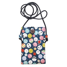 Keisuu Smartphone Pochette Panda Candy Navy Blue, Approx. 6.7 x 4.5 inches (17 x 11.5 cm)