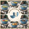 Wrova Wheat Straw Salad Bowls for Kitchen set of 6,Anti-Scald