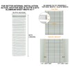 OptiBlinds Cordless 1" Mini Blinds Suitable for 20" W x