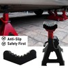 2PCS Jack Rubber Pads for Jack Stands, 3 Ton Frame